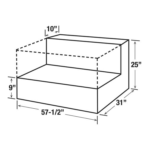 R&eacute;servoir de transfert pour carburant en aluminium, Aluminium, Capacit&eacute; 100 gal., Argent NTL Industrial