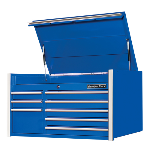 RX Series Tool Chest, 41" W, 8 Drawers, Blue NTL Industrial