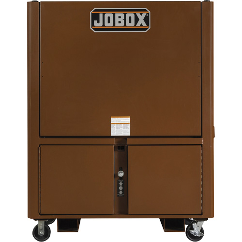Field Office Jobsite Box, 33" W x 63" D x 80" H, Steel, Red NTL Industrial
