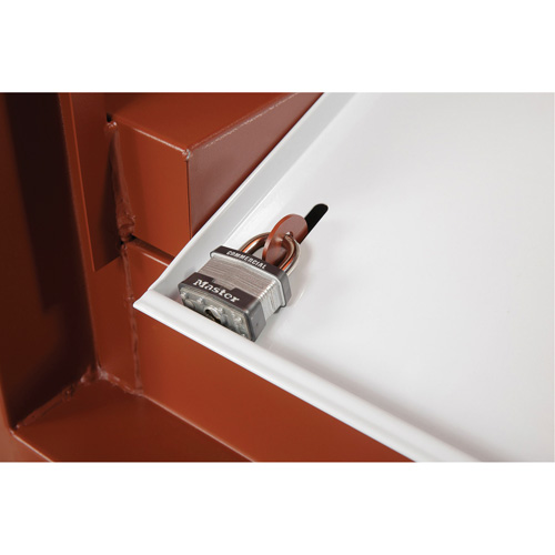 Field Office Jobsite Box, 33" W x 63" D x 80" H, Steel, Red NTL Industrial