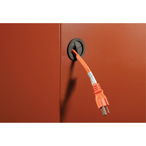 Field Office Jobsite Box, 33" W x 63" D x 80" H, Steel, Red NTL Industrial