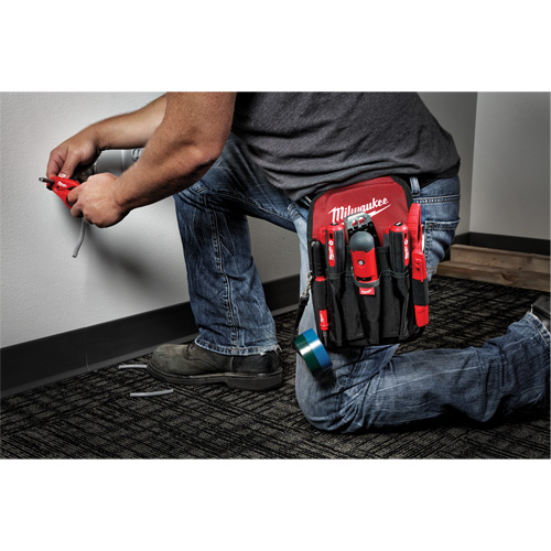 Utility Pouch, Multiple Tool Holder, Nylon, 9 Pockets NTL Industrial