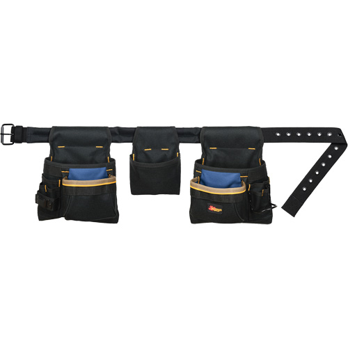 Ceinture &agrave; outils combin&eacute;e de luxe, Polyester, Noir NTL Industrial