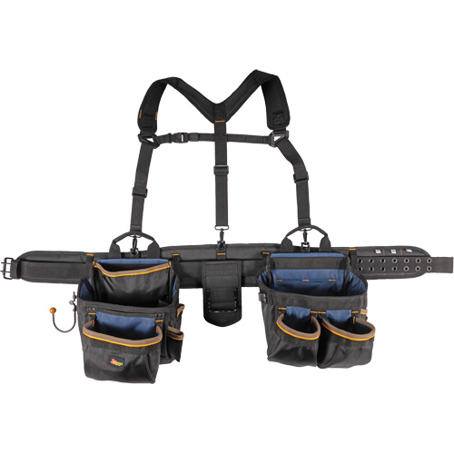 Ceinture &agrave; outils de luxe, Polyester, Noir NTL Industrial