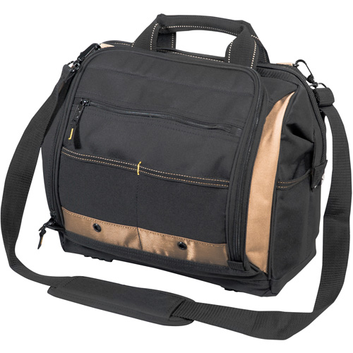 Multi-Compartment Tool Carrier, Polyester, 33 Pockets, Black NTL Industrial