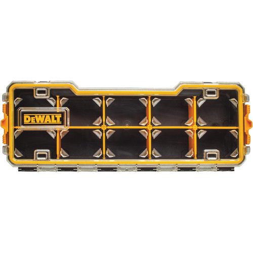 Organisateur avec compartiments PRO, 6-5/8" la x 17-5/8" p x 2-7/8" h, Noir/Jaune NTL Industrial