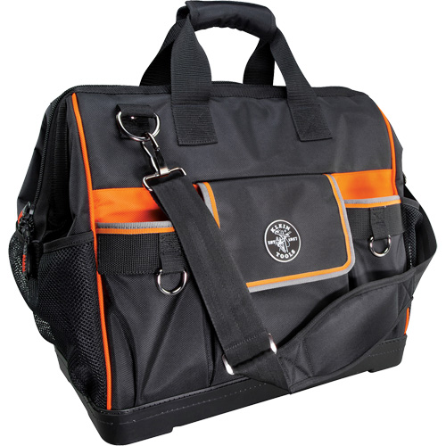 Sac &agrave; outils avec grande ouverture Tradesman Pro, Nylon balistique, 42 pochettes, Noir NTL Industrial
