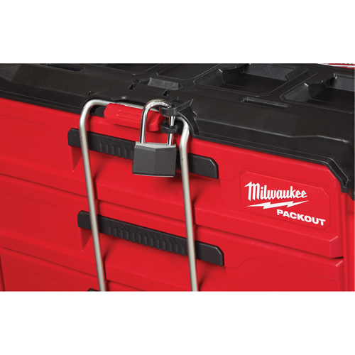 Boîte &agrave; outils avec 2 tiroirs Packout, 16-1/3" x 14-1/3" x 22-1/5", Rouge NTL Industrial