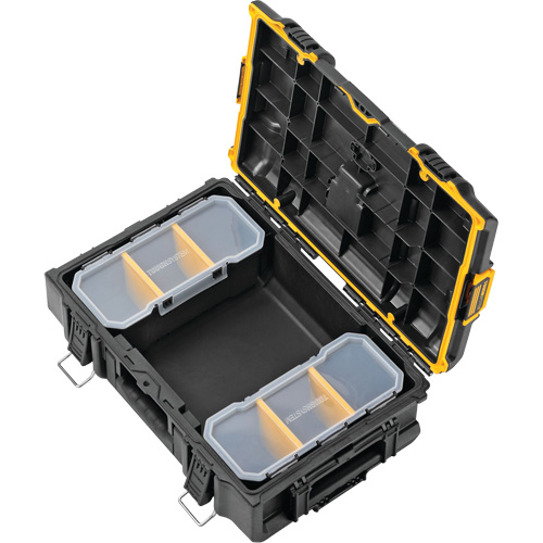 Boîte &agrave; outils ToughSystem 2.0, 21-3/4" x 14-3/4" x 7", Noir NTL Industrial