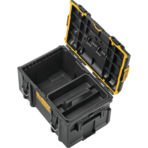 Grande boîte &agrave; outils ToughSystem 2.0, 21-3/4" x 14-3/4" x 12-3/8", Noir NTL Industrial