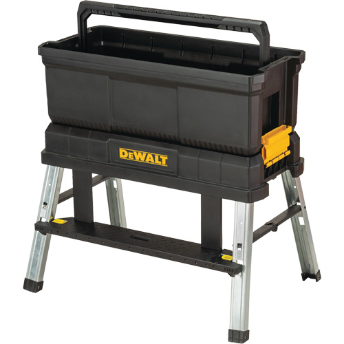 Storage Step Stool, 11-3/5" W x 25-1/5" D x 11-1/3" H, Black NTL Industrial