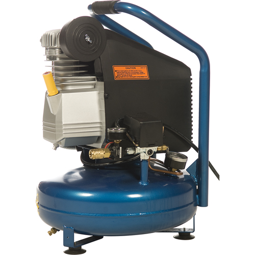 Portable Contractor Series Compressors - Oil Lube, Direct Drive, Electric, 3.3 Gal. (4 US Gal), 125 PSI, 115/1 V NTL Industrial