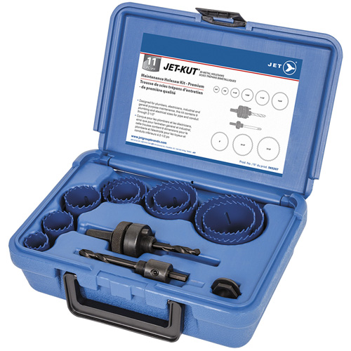Maintenance Holesaw Kit, 11 Pieces NTL Industrial