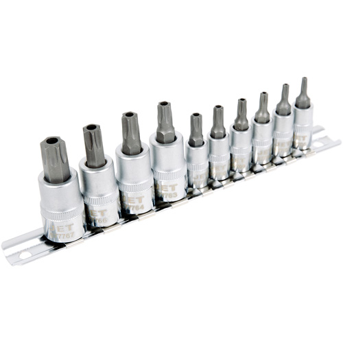 SS1438-10TB 1/4" & 3/8" Drive Bit Socket Set, 10 Pcs., Torx&reg; Tamper NTL Industrial