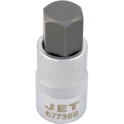 Douille &agrave; embout, Hexagonale, 16 mm x 2" lo, Prise 1/2" NTL Industrial