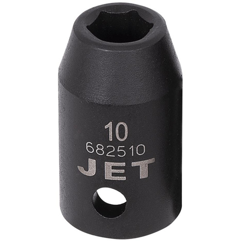 Socket, Impact, 10 mm, 1/2" Drive, 6 Points NTL Industrial