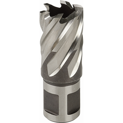Fraise annulaire, Diam&egrave;tre de 3/4", Acier rapide, Profondeur de la coupe de 3", Tige 3/4" NTL Industrial