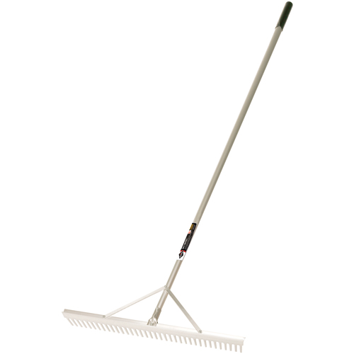 Pro Level Rakes, Aluminum Handle, 36" W, Aluminum Blade, 36 Tines NTL Industrial