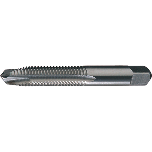 Spiral Point Taps, HSS, Bright Finish, High Speed Steel, 10-24 Thread, 2-3/8" L NTL Industrial
