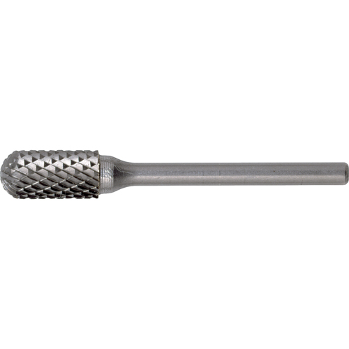 Solid Carbide Burrs - Cylinder Shape with Ball Nose, SC-2, 5/16" Dia., 3/4" Depth of Cut NTL Industrial