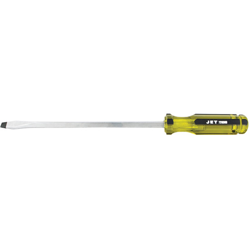 Slot Jumbo Handle Screwdriver, 3/8", 10" L, Plastic Handle NTL Industrial