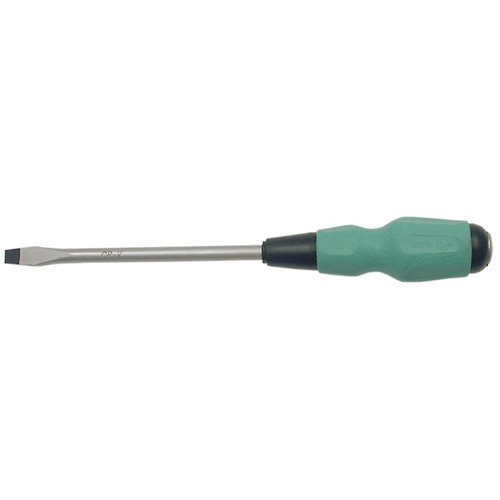 Tournevis &agrave; fente TORQUE DRIVE, Tige de #4, Ronde, 4" lo, Prise en Coussin&eacute;e NTL Industrial