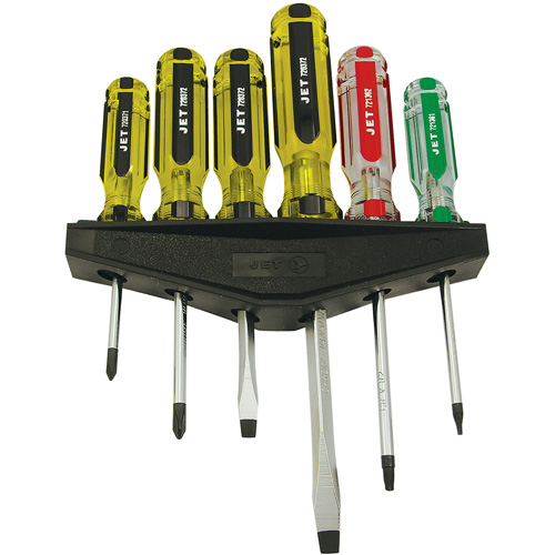 Jumbo Handle Screwdriver Set, 6 NTL Industrial