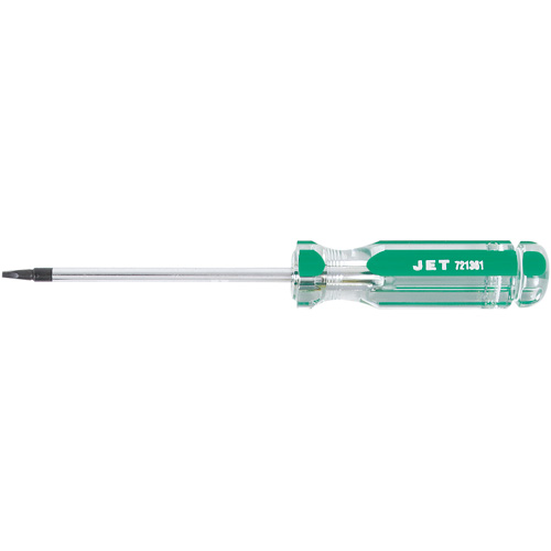 Square Jumbo Handle Screwdriver, #1 Tip, Round, 4" L, Plastic Handle NTL Industrial