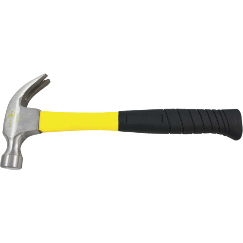 CF16F Fibreglass Handle Claw Hammer, 16 oz., Cushion Handle NTL Industrial