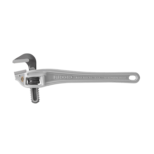 Off-Set Pipe Wrench, 2" Jaw Capacity, 14" Long NTL Industrial