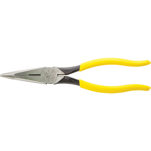 Long Nose With Side Cutter, 8-7/16" L NTL Industrial