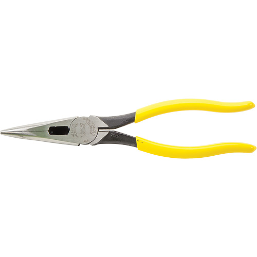 Long Nose With Side Cutter, 8-7/16" L NTL Industrial
