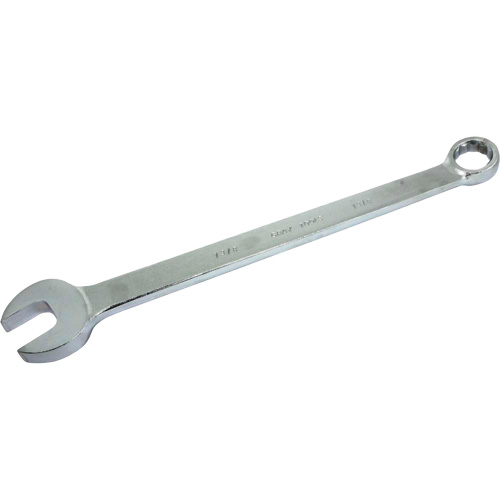 SAE Flat Shank Wrench, 12 Point, 1-3/8", Chrome Finish NTL Industrial