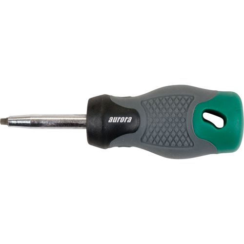 Square Tip Screwdriver, #1 Tip, Round NTL Industrial
