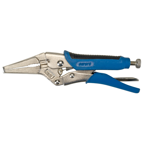Locking Pliers with Wire Cutter, 6" Length, Long Nose NTL Industrial