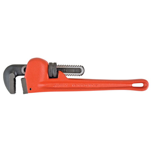 Cl&eacute;s &agrave; tuyaux, Cap des m&acirc;choires 2", Longueur 12", Fini Rev&ecirc;tement en poudre NTL Industrial