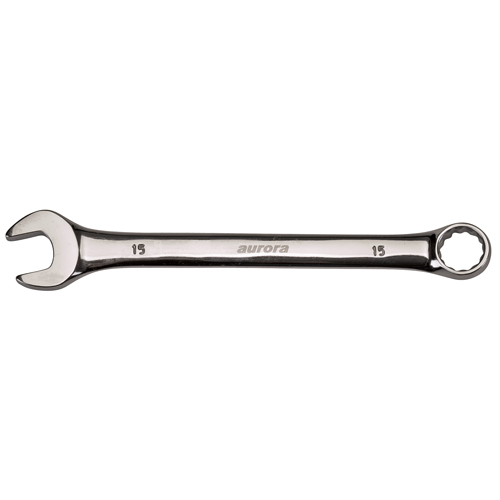 Combination Wrench, 12 Point, 6 mm, Chrome Finish NTL Industrial