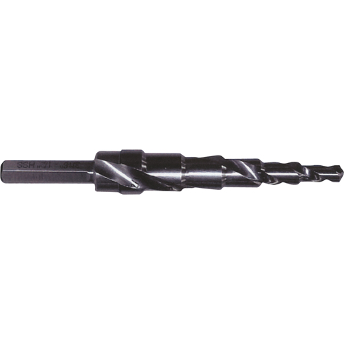 Foret &eacute;tag&eacute; progressif, 1/4" - 3/4", Incr&eacute;ments de 1/16", Acier rapide NTL Industrial
