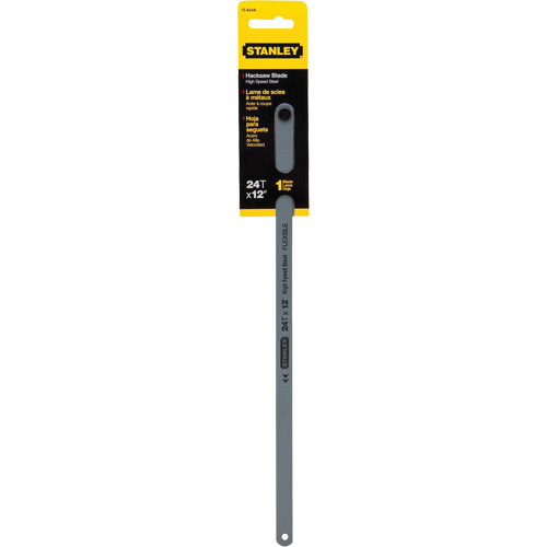 Lames de scie &agrave; m&eacute;taux en acier, 12" lo, 24 dents par pouce NTL Industrial