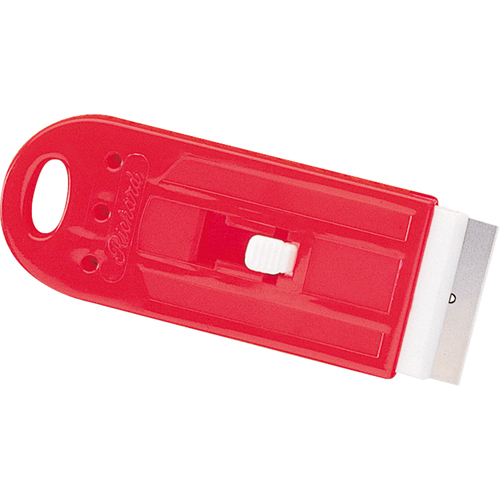 Retractable Razor Scrapers, High-Carbon Steel Blade, 1-1/2" Wide, Plastic Handle NTL Industrial
