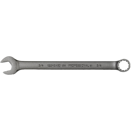 Combination Wrench, 12 Point, 3/4", Black Oxide Finish NTL Industrial