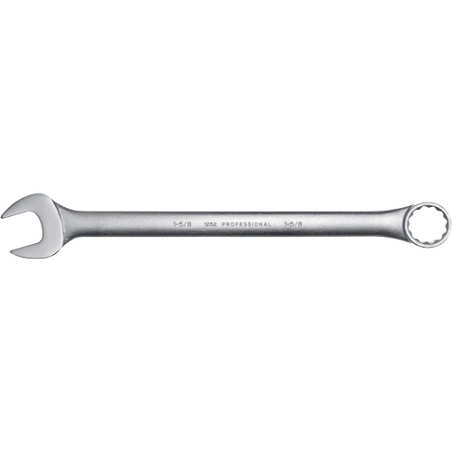Combination Wrench, 12 Point, 1-5/8", Satin Finish NTL Industrial