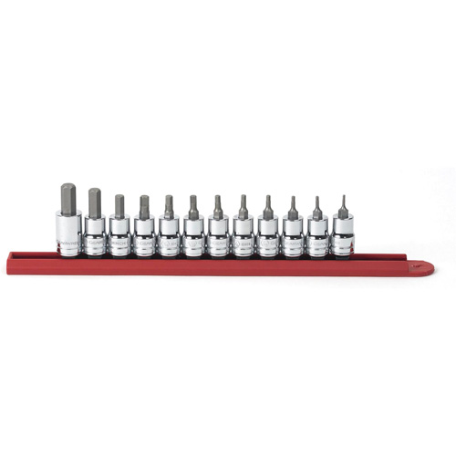 SAE Socket Set, Hex, 3/8" Drive, 12 Pcs NTL Industrial