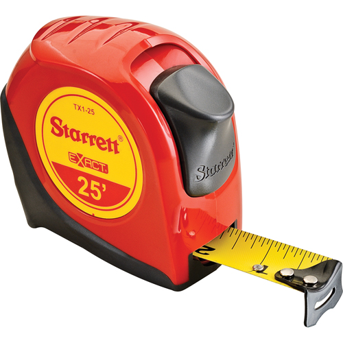 Ruban &agrave; mesurer pour ing&eacute;nieur, 1" x 25', Marques de goujon 1/16" NTL Industrial