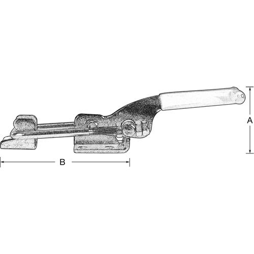 Latch Clamps, 360 lbs. Clamping Force NTL Industrial