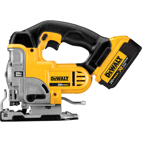 Ensemble de scie sauteuse, 20 V, Lithium-ion, 0-3000 coups/min, 1" Longueur de la course NTL Industrial
