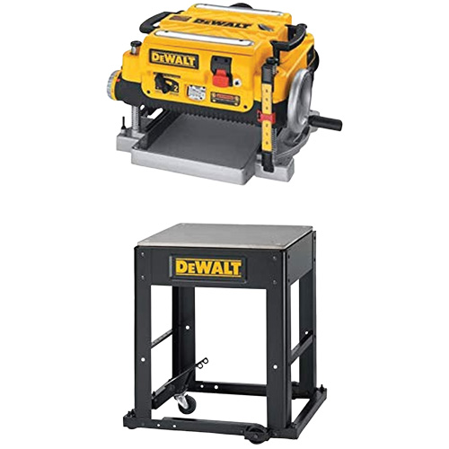 2-Speed Thickness Planer with Stand, 19-3/4" W x 22-1/2" L x 13-1/2" H, 20000 RPM No Load Speed NTL Industrial