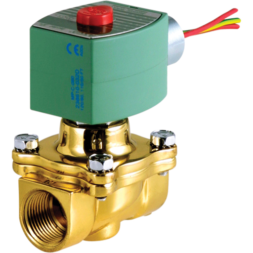 &eacute;lectrovannes &agrave; commande pilote deux voies, Tuyau de 1-1/4", 100 psi NTL Industrial