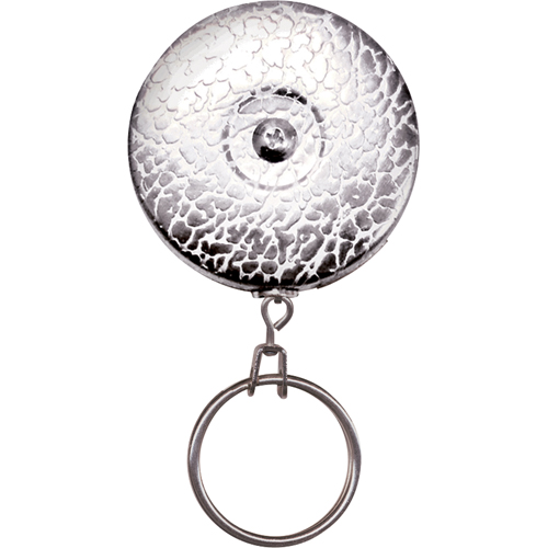 Porte-cl&eacute;s &agrave; d&eacute;vidoir The Original, Chrome, C&acirc;ble 24", Fixation Agrafe de ceinture NTL Industrial