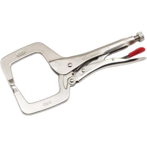 Locking C-Clamp with Regular Tips, 18" Length, C-Clamp NTL Industrial